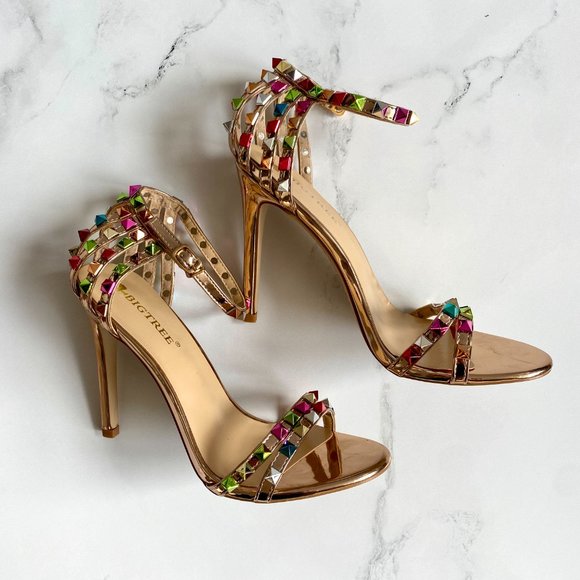 SK Kultivate Multicolored studded heels BRAND NEW!!!! - Picture 3 of 5